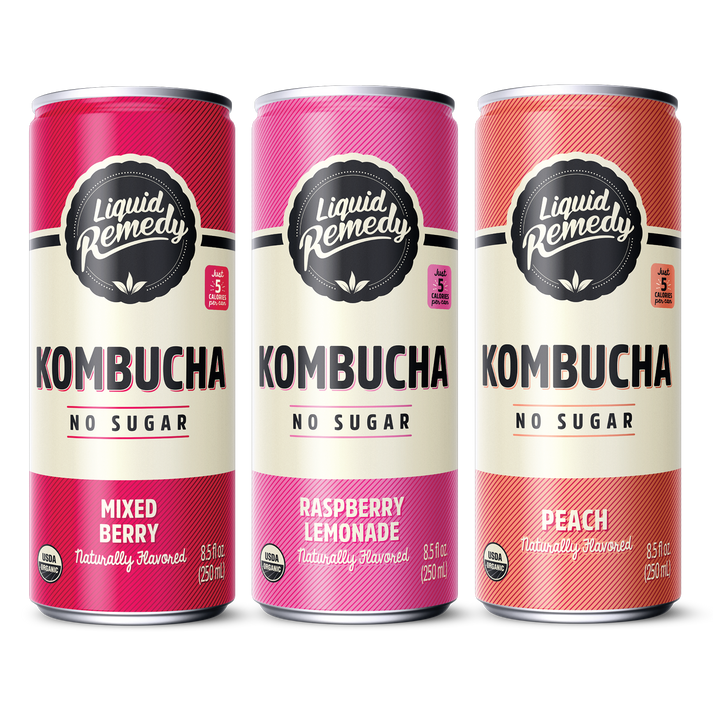 Raspberry Lemonade Kombucha | All Natural | Liquid Remedy Drinks ...