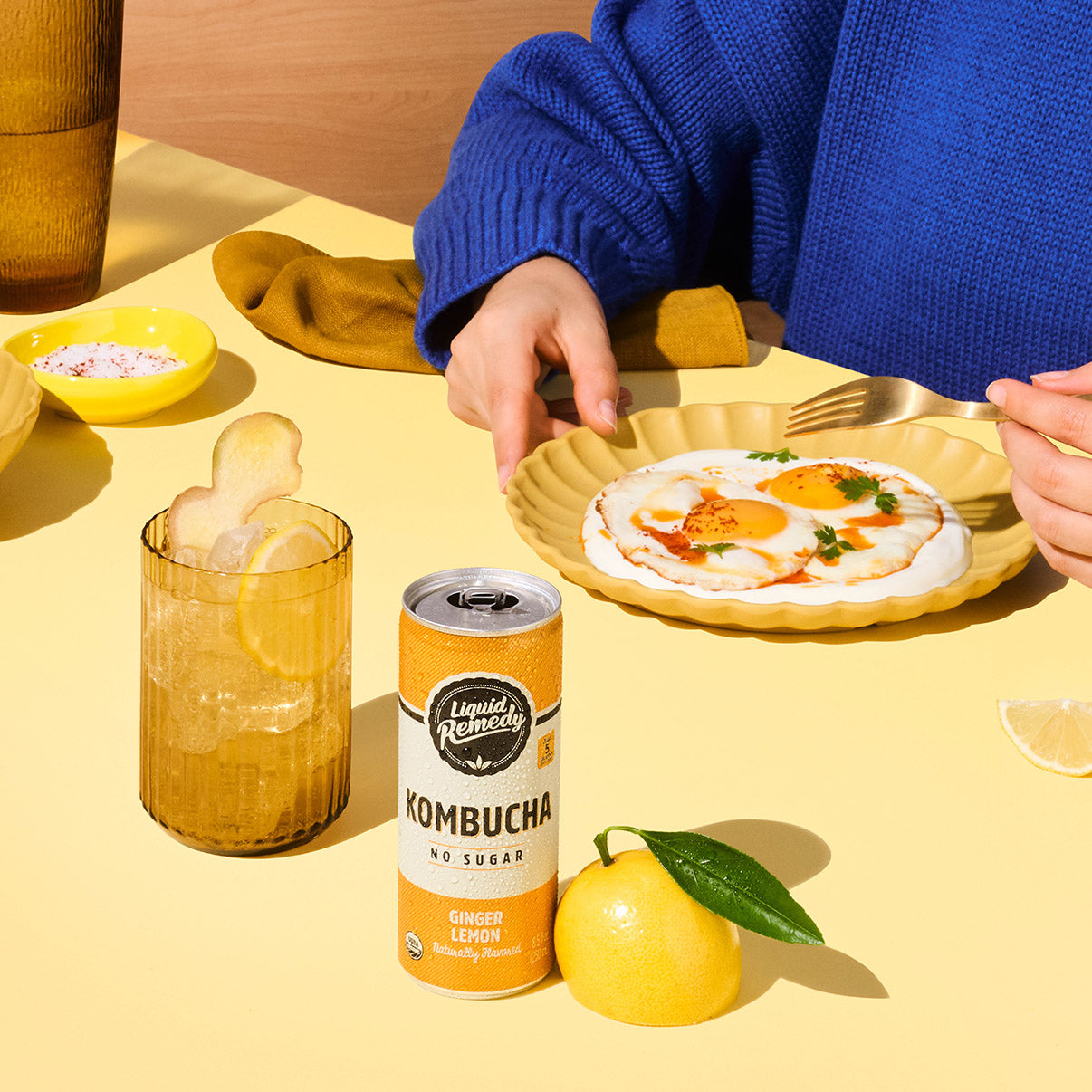 Liquid Remedy Kombucha Ginger Lemon