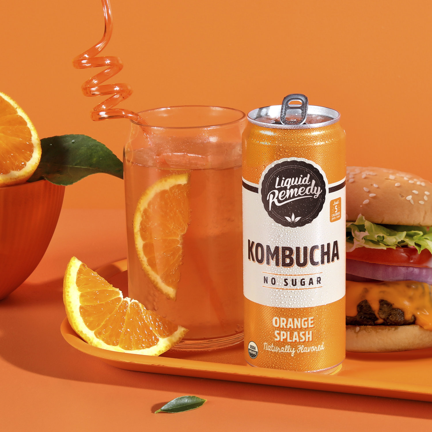 New Liquid Remedy Orange Splash Kombucha
