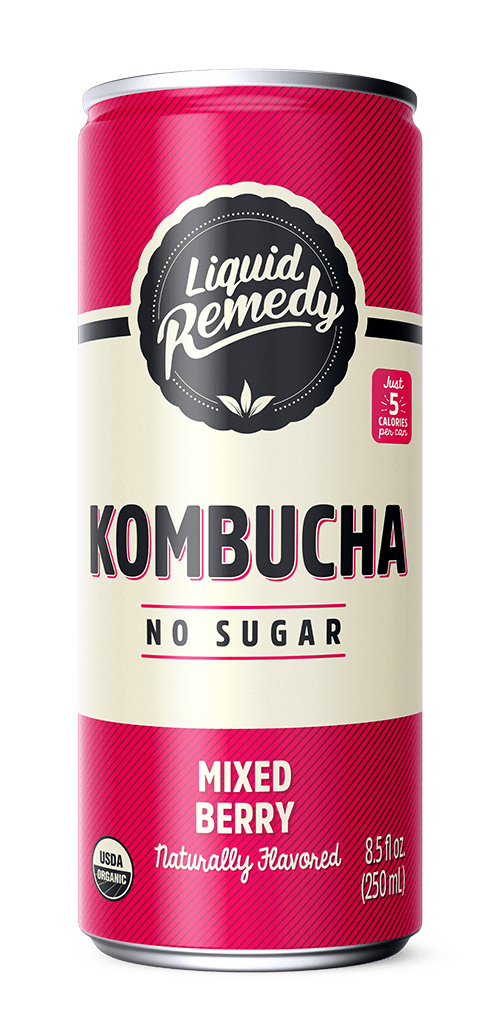 Liquid Remedy Mixed Berry Kombucha Can