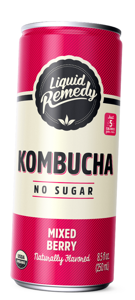 Liquid Remedy Mixed Berry Kombucha Can