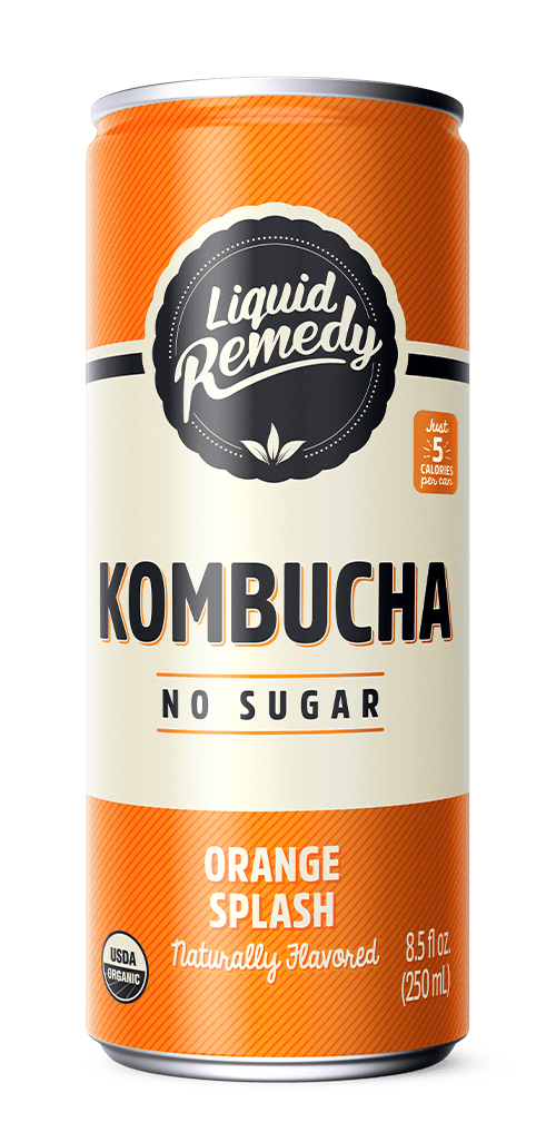 Liquid Remedy Orange Splash Kombucha Can